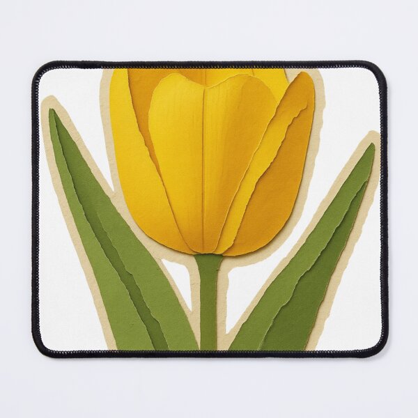 Item preview, Yellow Paper Cut Tulip  designed and sold by Shanker-studio.