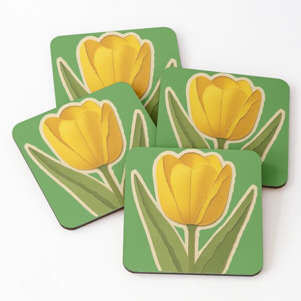Item preview, Yellow Paper Cut Tulip  designed and sold by Shanker-studio.