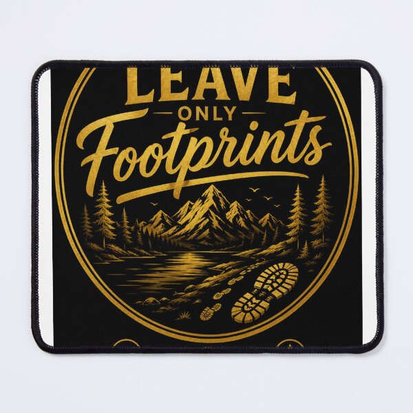 Item preview, Leave Only Footprints – Respect Nature, Explore More designed and sold by CKADigital.