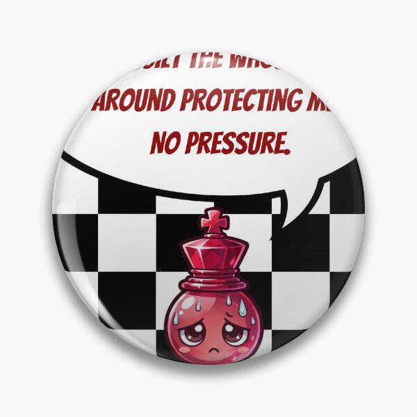 Item preview, Anime Chess King — They Built the Whole Game Around Protecting Me. No Pressure. designed and sold by deepthinkanime.