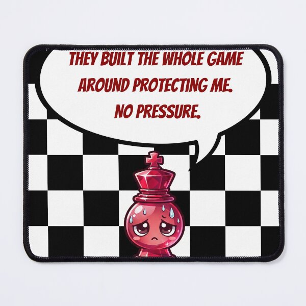 Item preview, Anime Chess King — They Built the Whole Game Around Protecting Me. No Pressure. designed and sold by deepthinkanime.