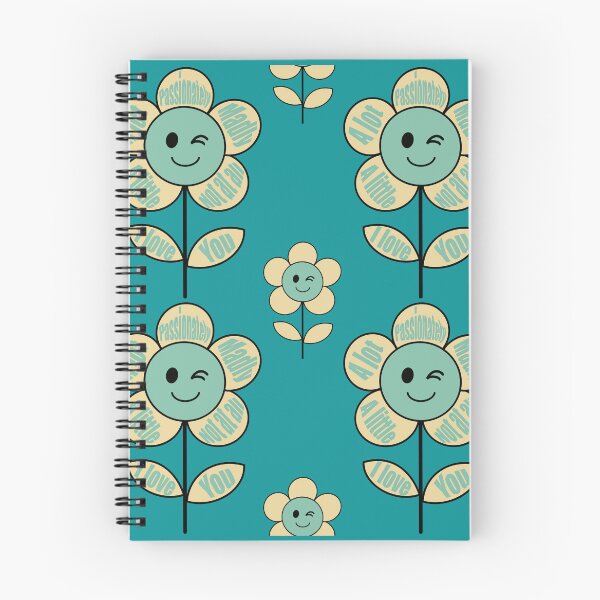Item preview, I Love You - Beige Funny Flowers 96 designed and sold by StefanStudioArt.