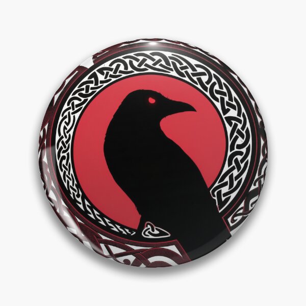 Item preview, Celtic Raven Red Moon Art designed and sold by landscapehaven.
