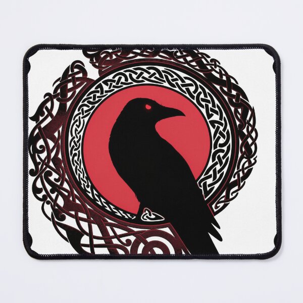 Item preview, Celtic Raven Red Moon Art designed and sold by landscapehaven.