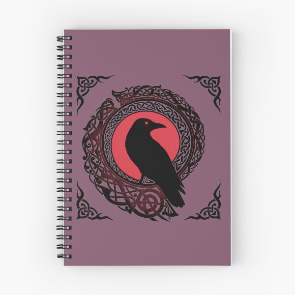 Item preview, Celtic Raven Red Moon Art designed and sold by landscapehaven.