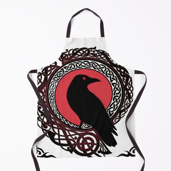 Item preview, Celtic Raven Red Moon Art designed and sold by landscapehaven.