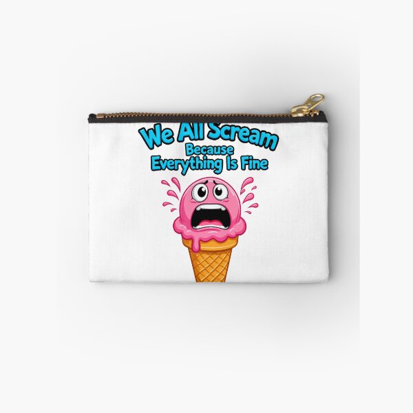 Item preview,  funny inappropriate ICE CREAM We All Scream Because Everything Is Fine designed and sold by Uglyandcute.