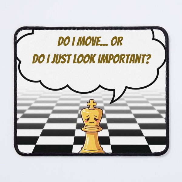 Item preview, Anime Chess King — Do I Move... or Do I Just Look Important? designed and sold by deepthinkanime.