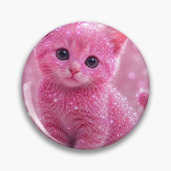 Item preview, Pink glitter cat designed and sold by KIngo0815.