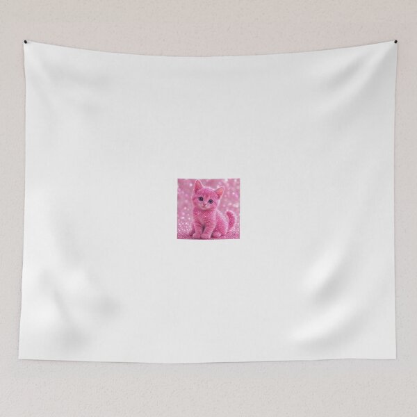Item preview, Pink glitter cat designed and sold by KIngo0815.
