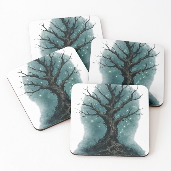 Item preview, Mystical Tree Dark Fantasy Gothic Nature Aesthetic Witchy Design designed and sold by irfanshikh.