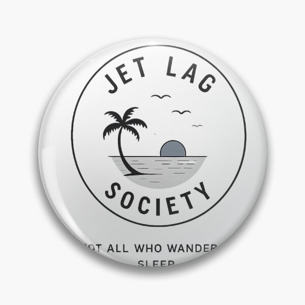 Item preview, Jet Lag Society Travel Sunset Minimalist Design designed and sold by PlayfulPixelCo.