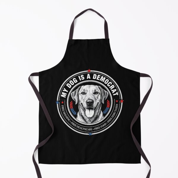 Item preview, My Dog is a Democrat Funny Satirical Dog Meme designed and sold by Redgiant87x.