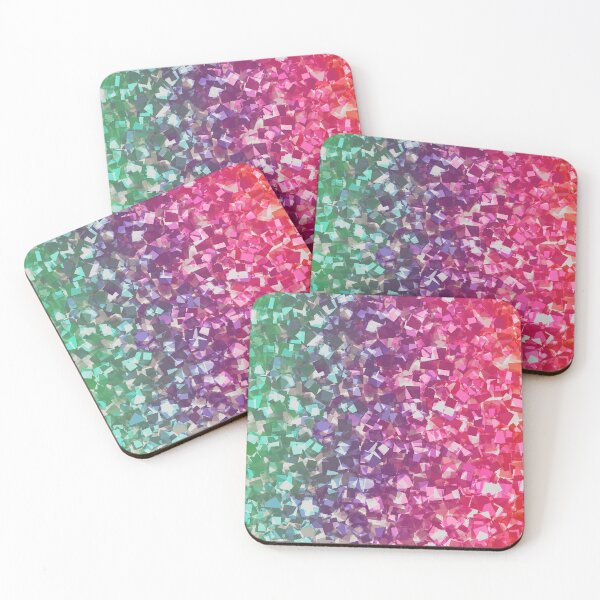 Item preview, Green purple red pink ombre gradient glitter  designed and sold by glowvim.