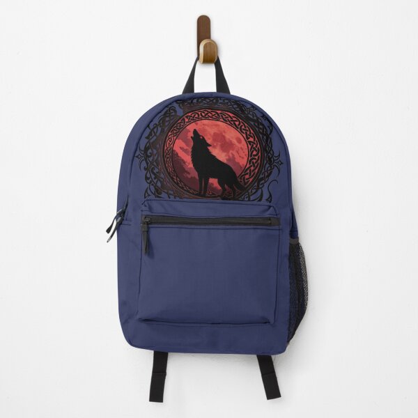 Item preview, Celtic Wolf Red Moon designed and sold by landscapehaven.