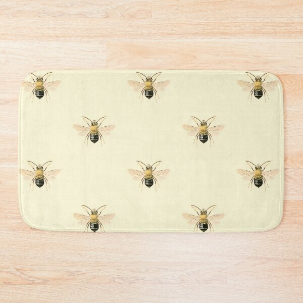 Item preview, Vintage Botanical Bee Illustration - Antique Natural History Print designed and sold by footnotes-club.