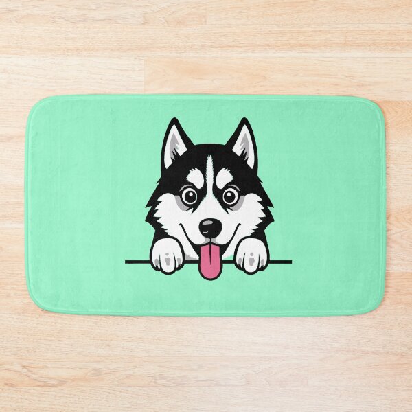 Item preview, Cute Husky Peeking Out | Kawaii Husky Dog with Tongue Out designed and sold by AstronautMerch.
