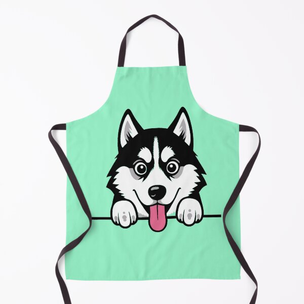 Item preview, Cute Husky Peeking Out | Kawaii Husky Dog with Tongue Out designed and sold by AstronautMerch.
