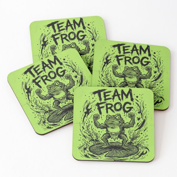 Item preview, Team Frog Streetwear Shirt | Bold Punk Frog Graphic Tee | Underground Zine Style designed and sold by DmaarGroup.