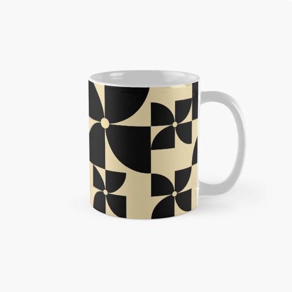 Item preview, Mid Century black floral Design E9 designed and sold by StefanStudioArt.