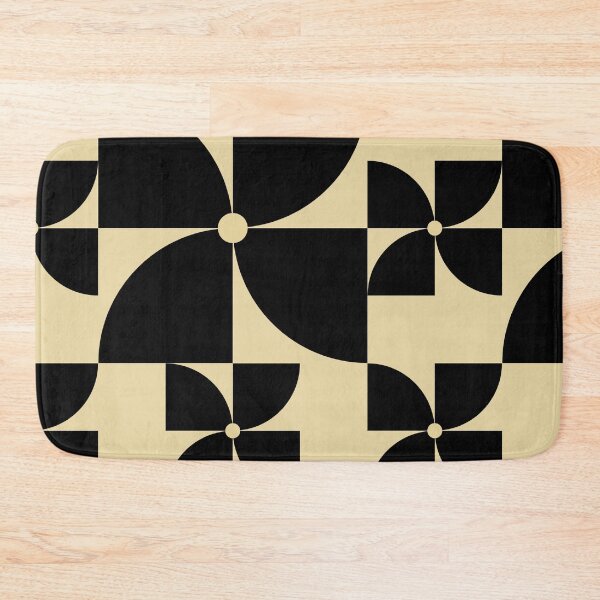 Item preview, Mid Century black floral Design E9 designed and sold by StefanStudioArt.