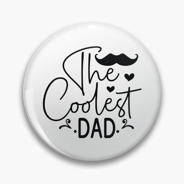 Item preview, The Coolest Dad - Funny Dad Quotes Retro Vintage Aesthetic Best Papa Father Son Daughter Family Gift designed and sold by FuzionRaptor.