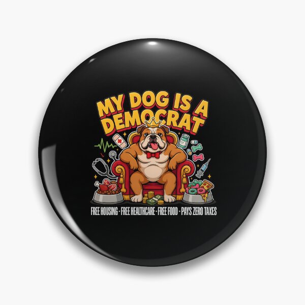 Item preview, My Dog is a Democrat Dog Meme for Political Humor Fans designed and sold by Redgiant87x.