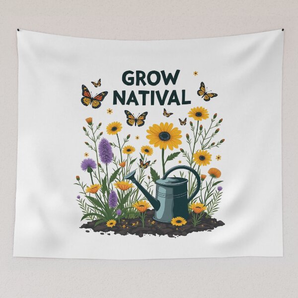 Item preview, Native Plants Grow Natival designed and sold by MooonTees.