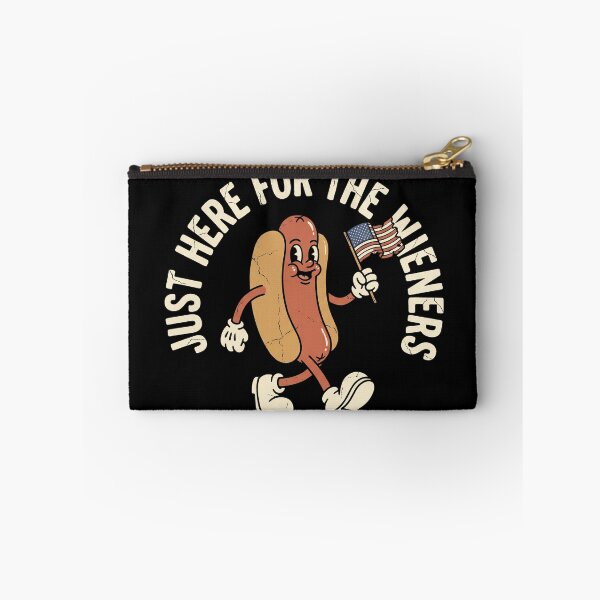 Item preview, Just Here For The Wieners Funny Shirt designed and sold by TeNovaStudio.