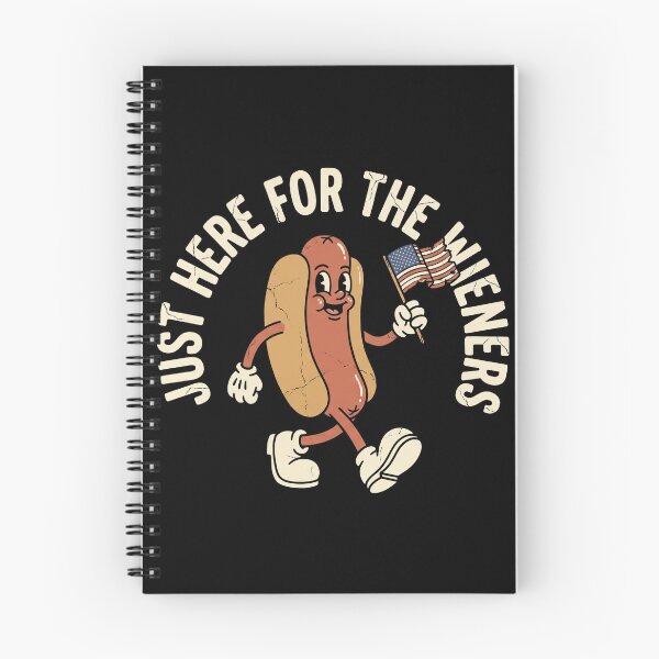 Item preview, Just Here For The Wieners Funny Shirt designed and sold by TeNovaStudio.