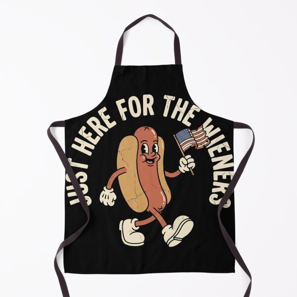 Item preview, Just Here For The Wieners Funny Shirt designed and sold by TeNovaStudio ⭐⭐⭐⭐⭐.