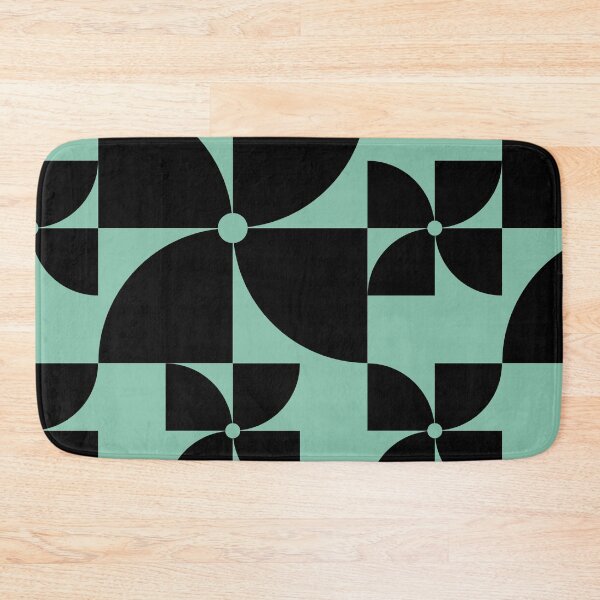 Item preview, Mid Century black floral Design 86 designed and sold by StefanStudioArt.