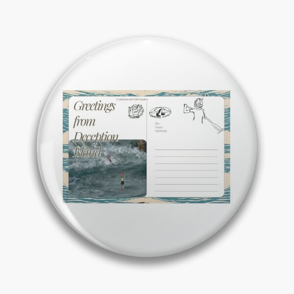 Item preview, danger on deception island postcard designed and sold by rosesbystorm.