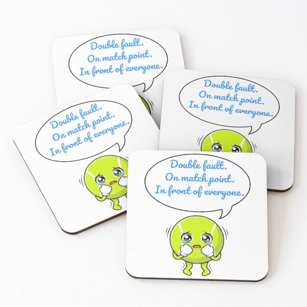 Item preview, Double Fault. On Match Point. In Front of Everyone. designed and sold by deepthinkanime.