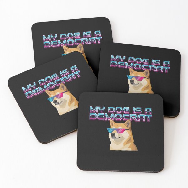 Item preview, My Dog is a Democrat Funny Dog Lover with Political Satire designed and sold by Redgiant87x.