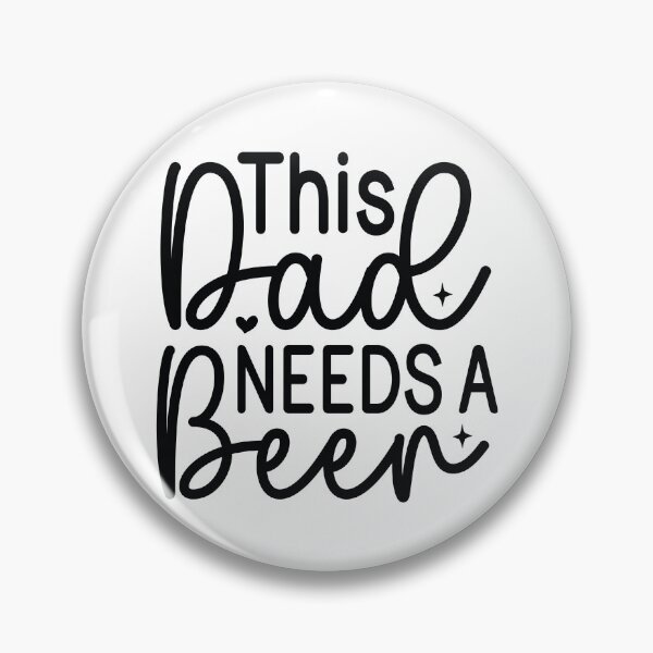 Item preview, This Dad Needs A Beer - Funny Dad Quotes Retro Vintage Aesthetic Craft Ale Papa Brewery Family Gift designed and sold by FuzionRaptor.