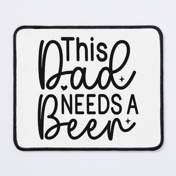 Item preview, This Dad Needs A Beer - Funny Dad Quotes Retro Vintage Aesthetic Craft Ale Papa Brewery Family Gift designed and sold by FuzionRaptor.