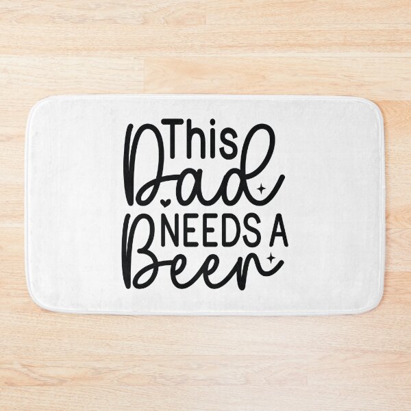 Item preview, This Dad Needs A Beer - Funny Dad Quotes Retro Vintage Aesthetic Craft Ale Papa Brewery Family Gift designed and sold by FuzionRaptor.