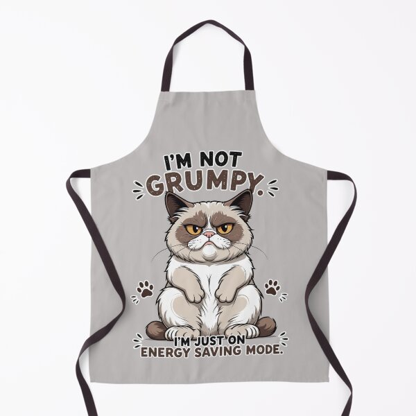 Item preview, I'm Not Grumpy, I'm Just on Energy Saving Mode | Funny Grumpy Cat T-Shirt designed and sold by LONE SPIRIT CO..
