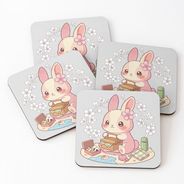 Item preview, Cute Sakura Season Bunny: Kawaii Japanese Spring Cherry Blossom Rabbit designed and sold by hattie's.