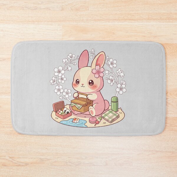 Item preview, Cute Sakura Season Bunny: Kawaii Japanese Spring Cherry Blossom Rabbit designed and sold by hattie's.
