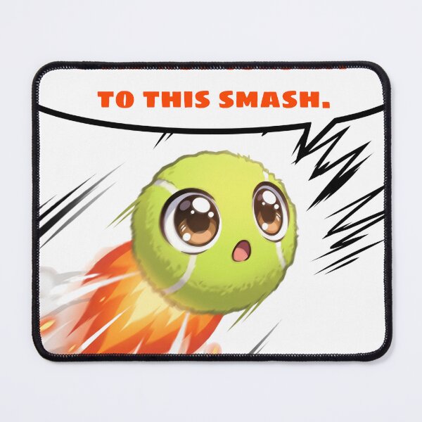 Item preview, Anime Tennis Ball — I Did Not Consent to This Smash. designed and sold by deepthinkanime.