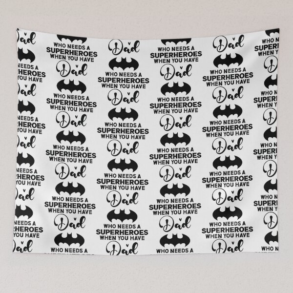 Item preview, Who Needs Superheroes When You Have Dad - Funny Dad Quotes Retro Vintage Aesthetic Proud Papa Family Gift designed and sold by FuzionRaptor.