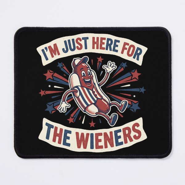 Item preview, I'm Just Here For The Wieners Shirt designed and sold by TeNovaStudio.