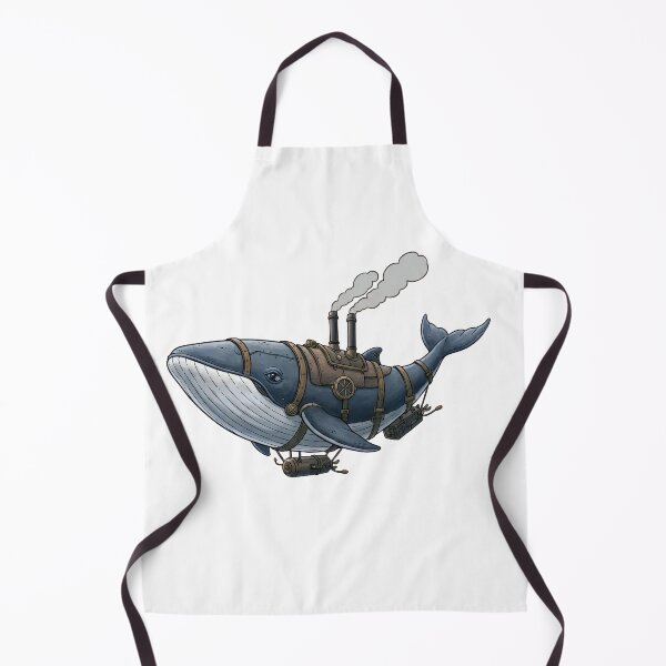 Aperçu de l'œuvre dirigeable en forme de baleine créée et vendue par Black Cat Matters.