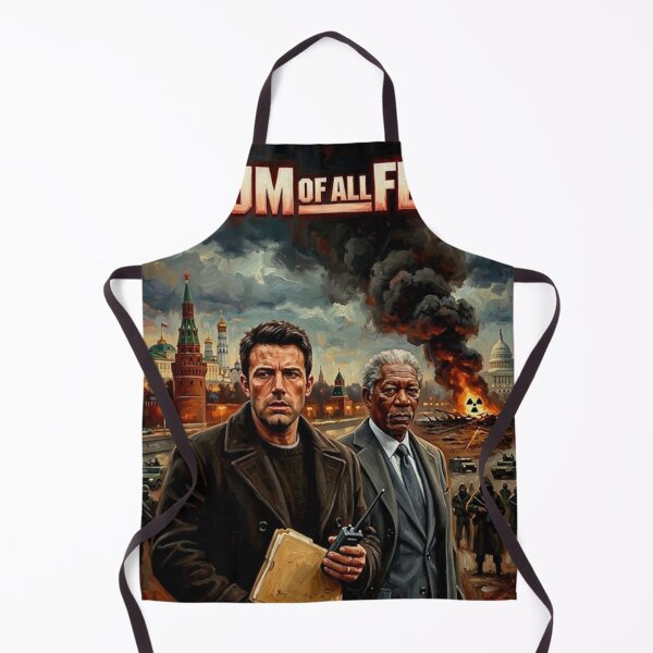 Item preview, The Sum of All Fears Retro Geopolitical Suspense Thriller Tribute Art Movie Poster designed and sold by Art's Diner.