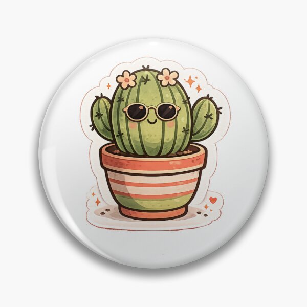 Item preview, Cute Smiling Cactus designed and sold by InkPixell.