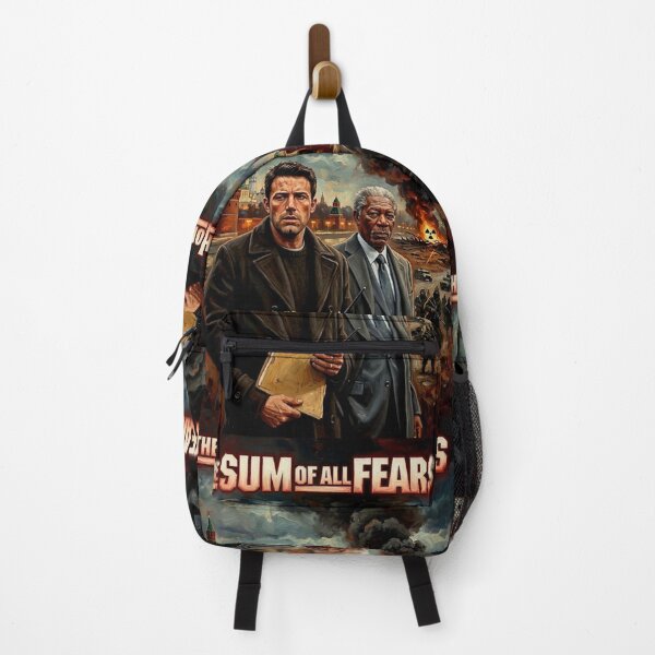 Item preview, The Sum of All Fears Retro Geopolitical Suspense Thriller Tribute Art Movie Poster designed and sold by Art's Diner.