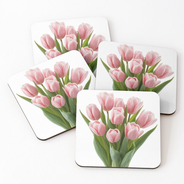 Item preview, Pink Tulip Bouquet Sticker | Elegant Botanical Floral Arrangement | Spring Flowers designed and sold by Shanker-studio.