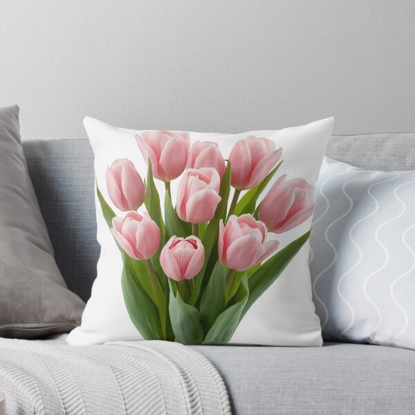 Item preview, Pink Tulip Bouquet Sticker | Elegant Botanical Floral Arrangement | Spring Flowers designed and sold by Shanker-studio.